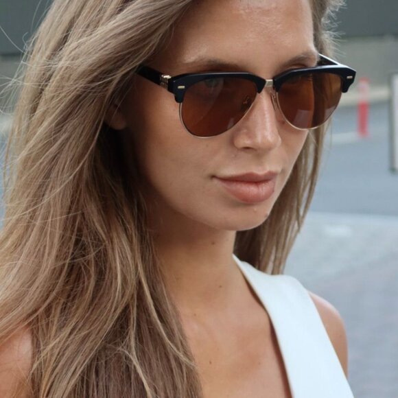 Miu Miu MU09ZS 1AB2Z1 Sunglasses Black Aviator Frame main image 10